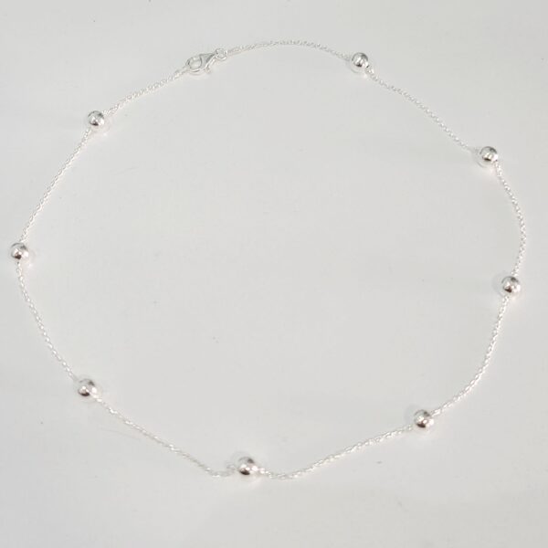 Cadena con perlas plata - Image 2