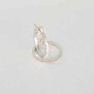 Aros Texturados plata